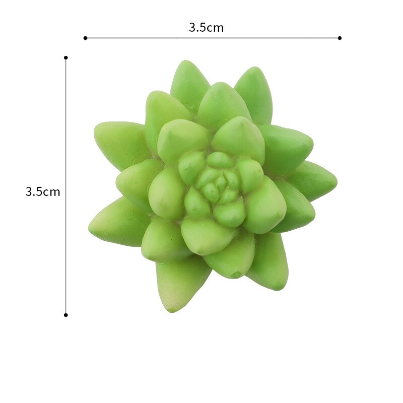 3D Creatieve Succulent Keuken Magneten Leuke Hars Kunstmatige Plant Whiteboard Magneet Decoratie: C