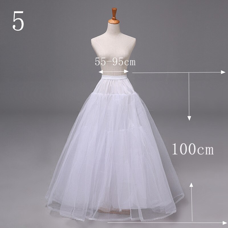 Bgw op voorraad crinoline petticoat bruidsrok alle stijlen tutu hoepel onderrok bruids petticoats rockabilly: 5