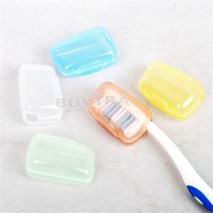5 stk. plastisk blød rejse-tandbørstehovedetui til beskyttelseshætter