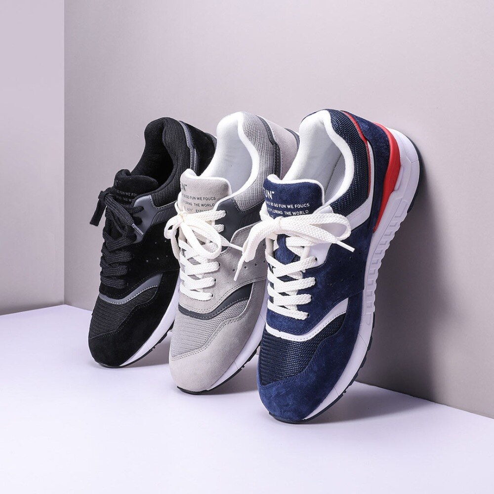Xiaomi Mijia 90 points leather retro shoes casual sports shoes breathable refreshing mesh men's Running shoes