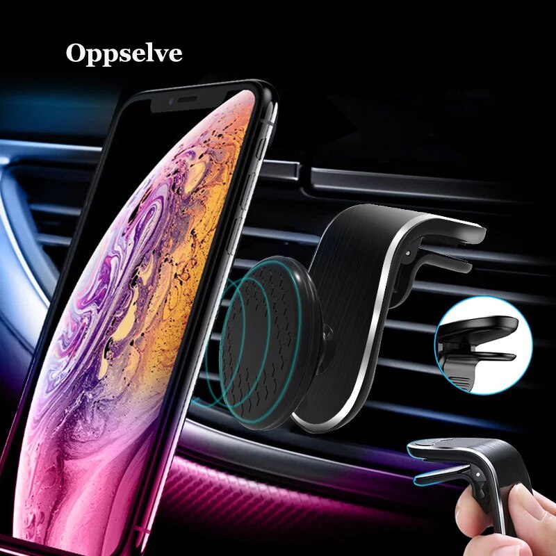 360 Metalen Magnetische Auto Telefoon Houder Voor Samsung S20 Huawei P40 Xiaomi 11 10 Magneet Gps Mount Houder Stand Voor iphone 12 11X7