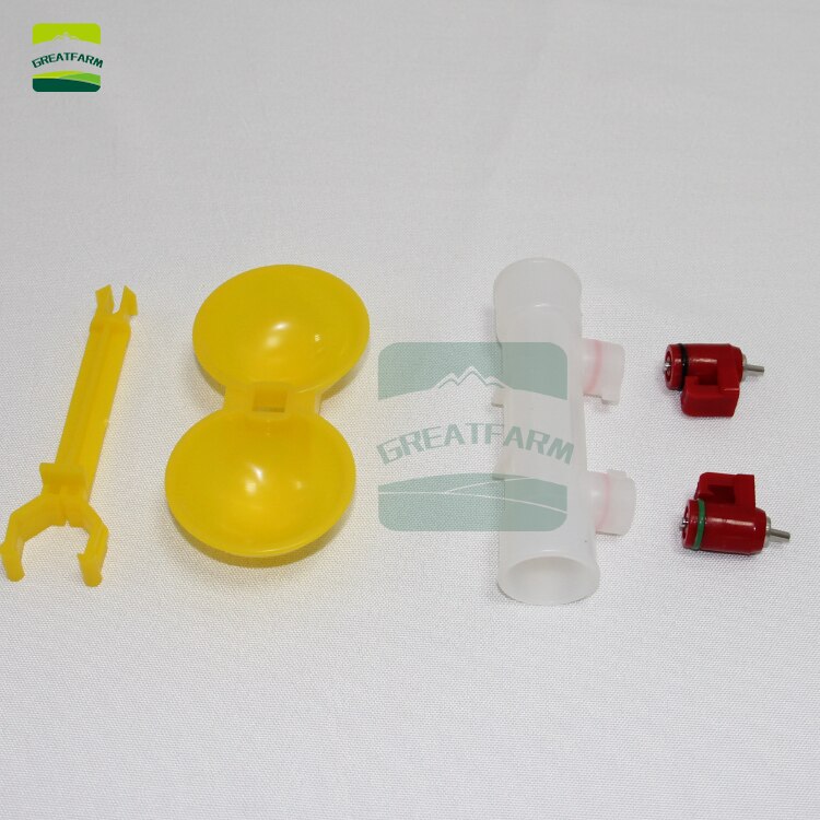 1 Set Kip Water Drinkbekers Automatische Kip Water Drinknippel Drinknippel Voor Kwartel Drinknippels Voor Kippen