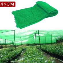 4*5m 2- pin grøn støvtæt net afgrøder plante frugt have mesh byggeplads dække jord net miljø