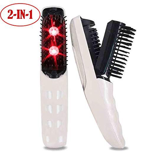 Multifunctional electric vibration massage comb head scalp meridian massage comb portable household vibration health comb