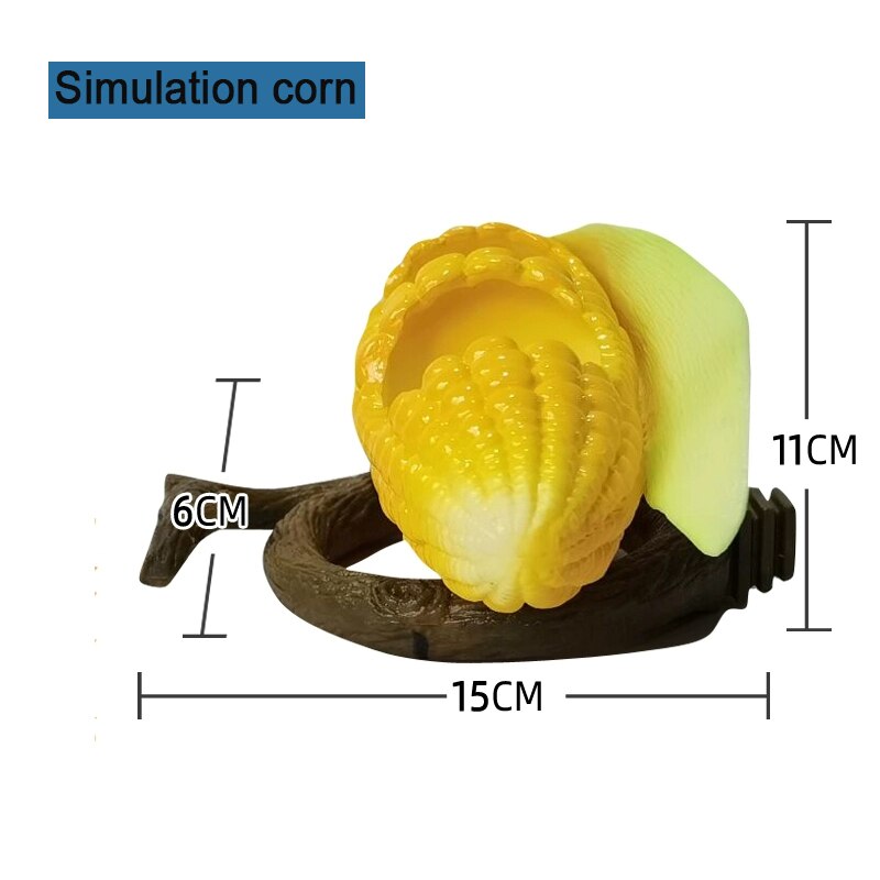 Comedero para aves, alimentador de frutas para loros, forma de fruta simulada, cuenco de Material plástico, caja de comida para naranja/granada: corn
