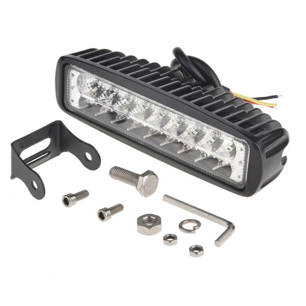 car LED Working Light 6000K White & 2000K Amber Alu Firm Adjustable 150 Degrees Car headlight fog light Car accessories