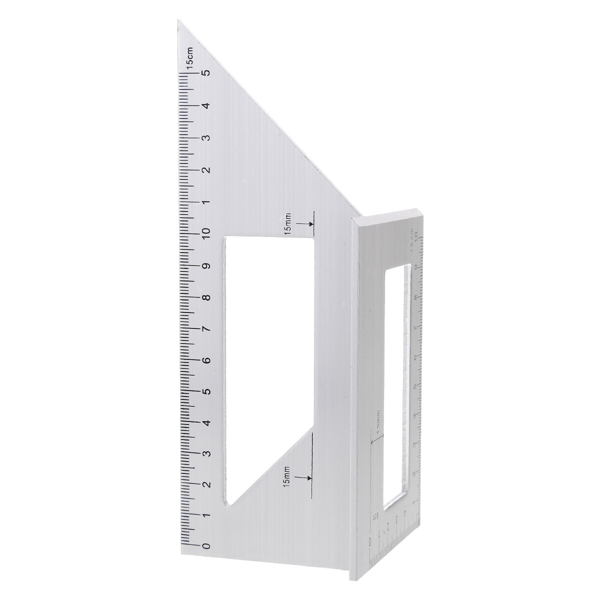 Aluminum Alloy Angle Measuring Combination Square Ruler 45 90 Degree Angle Ruler Marking Gauge Protractor For Woodworking