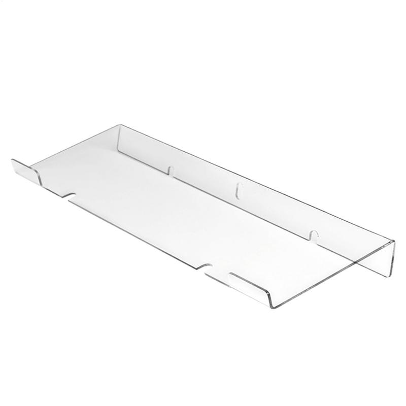 Suporte de teclado acrílico confortável suporte de teclado inclinado ergonômico suporte de bandeja de teclado acrílico para mesa casa escola