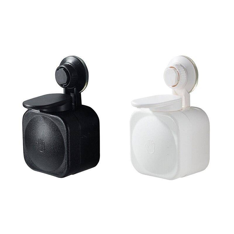 Vacuum Suction Cup Soap Dispenser Wall-Mounted Punch-Free For Bathroom Kitchen Dish Washing Liquid Hand Lotion And Shampoo Showe