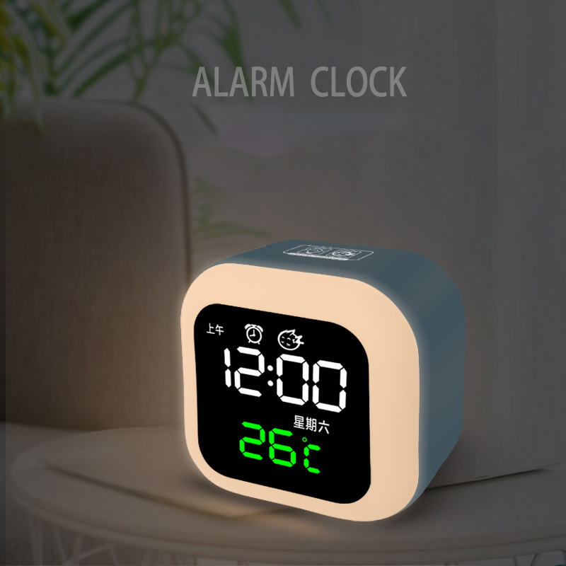 TIMESS Kids Alarm Clock Cute Digital Alarm Clock Kids Bedside Clock Kids Sleep Trainer Wake Up Night Light Electronics