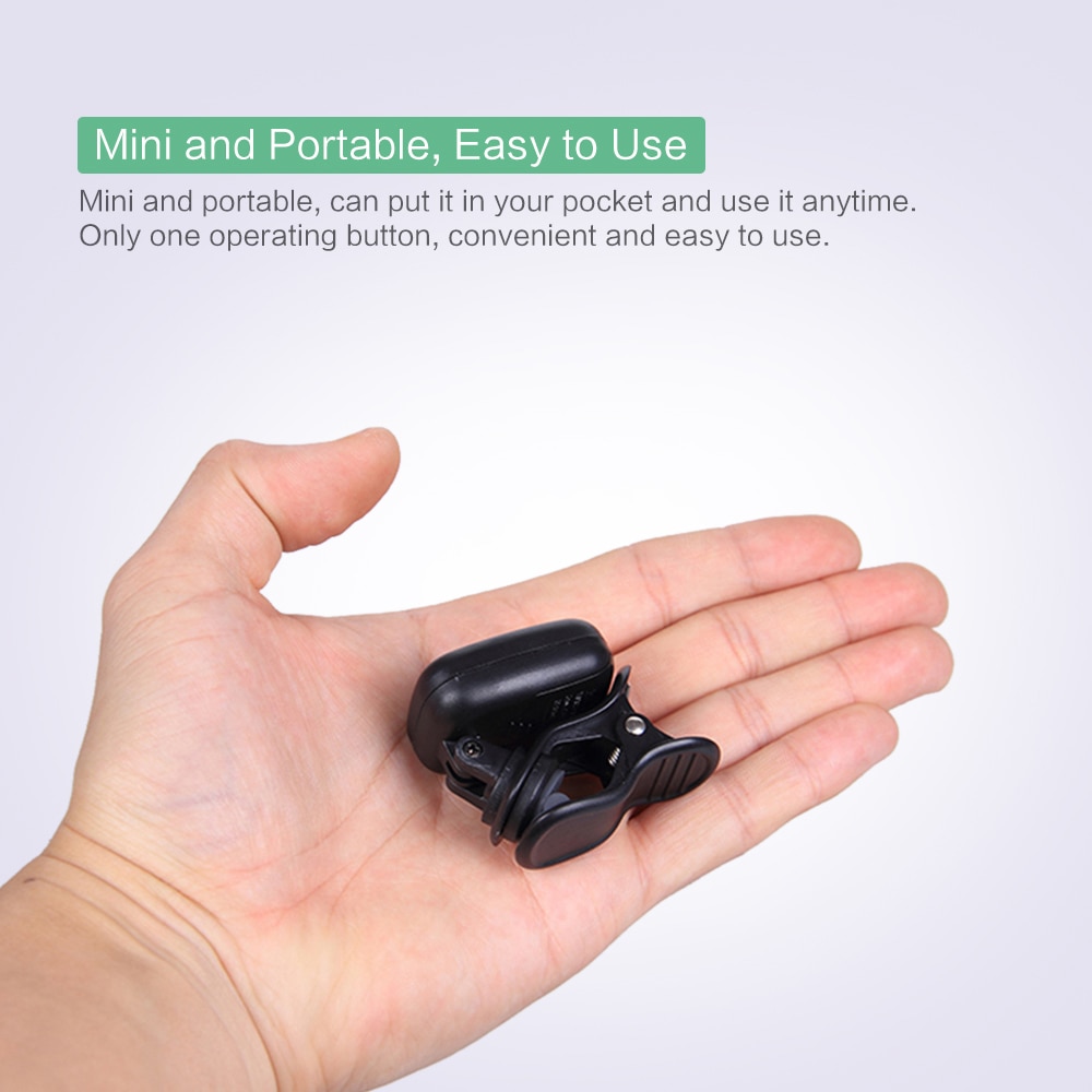 aromat w-101 przenośny mini klip na tuner cyfrowy ze składanym obrotowy klips na chromatyczną gitara basowa skrzypce ukulele