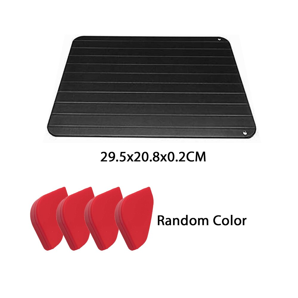 Fast Defrosting Tray Food Meat Fruit Thaw Frozen Quick Defrosting Plate Board Defrost Kitchen Gadget Tool: 29.5X20.8X0.2CM