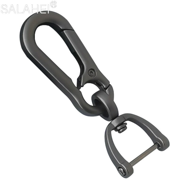 2 Colors Metal Keyring Keychain Galvanized Alloy Split Ring Keyfob Key Holder Rings Women Men Key Chains Carabiner Accessories