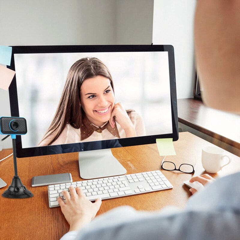 Usb 2.0 Draaibare Webcam Draagbare Microfoon Met Microfoon