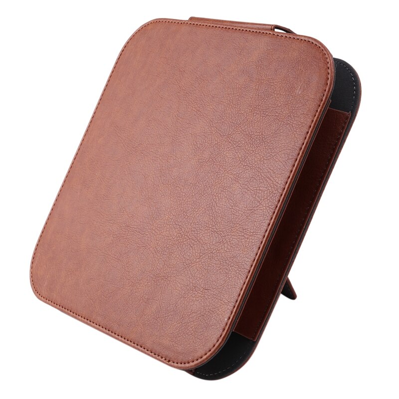 Protection en cuir anti-poussière pour ordinateur de bureau, compatible avec MAC MINI: Brown