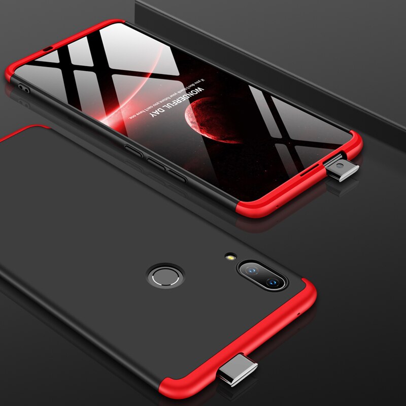 360 fuldt stødsikkert etui til huawei p smart z etui 3 in 1 hårdt pc cover cover til huawei p smart z smartz psmartz stk -lx1 capa