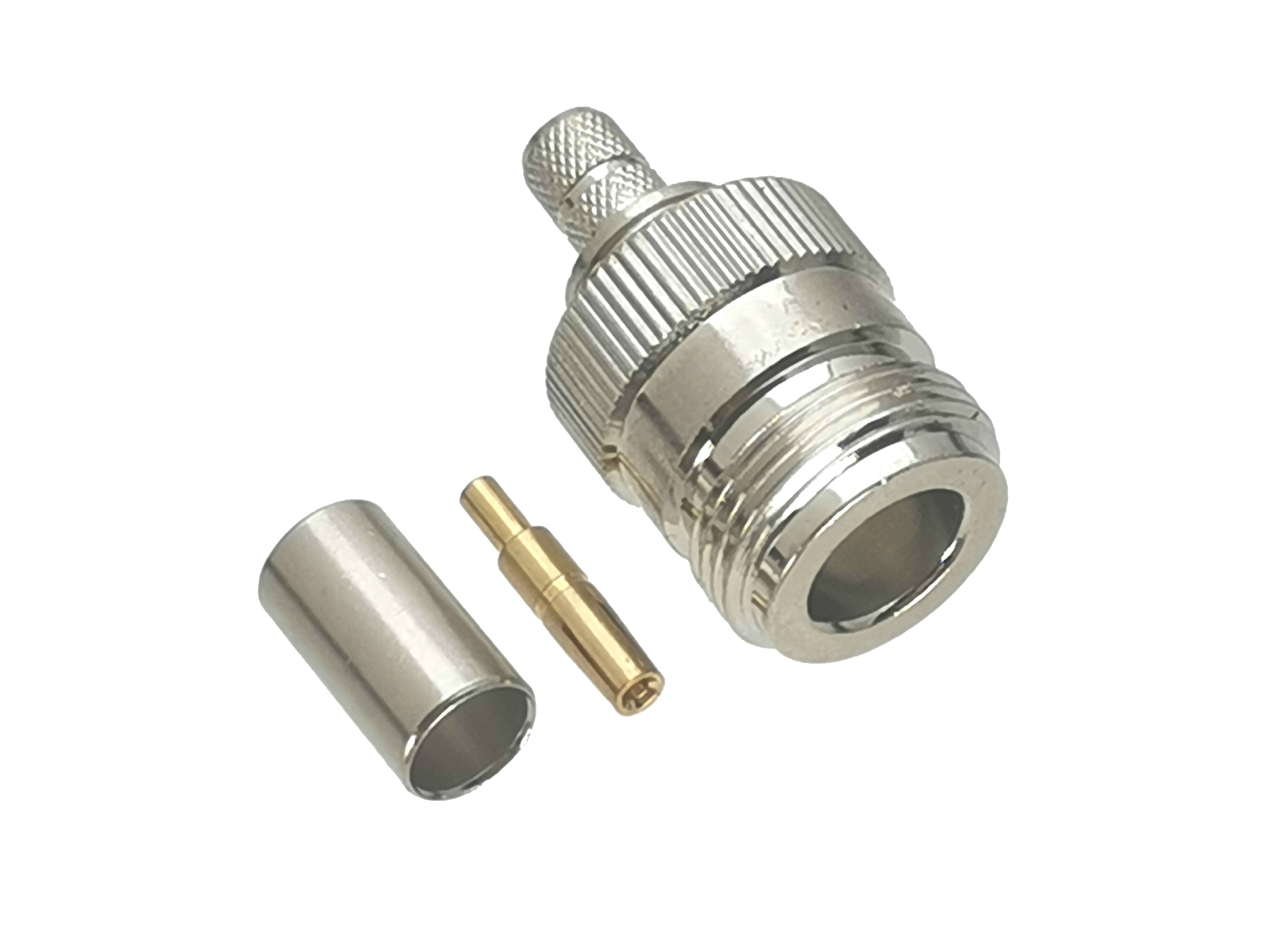 1Pcs Connector N Female Jack Crimp RG8X RG-8X LMR240 Cable RF Adapter Coaxial High Quanlity