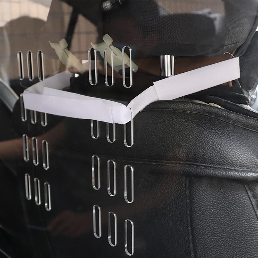 Car Transparent Protective Shield Completely Wrap Automotive Isolation Film Cover Splash Prevention Partition Board For Taxi