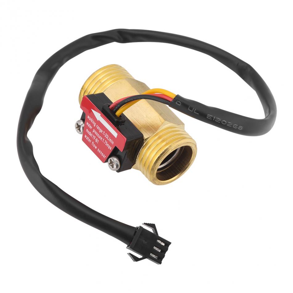 1 pc Magnetische Duurzaam 1-25L/min Waterstroom Sensor Schakelaar G1/2 Draad Hoge Nauwkeurigheid Precisie
