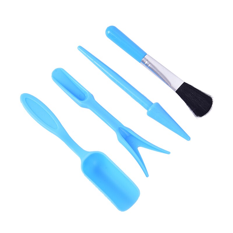 7 stk mini rake spade transplantasjon verktøy hagearbeid verktøy sett miniatyr spade børste widger saftige plante hjelper