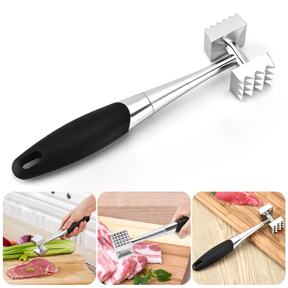 Kitchen Tender Loose Meat Stainless Steel Hammer Steak Meat Hammer 