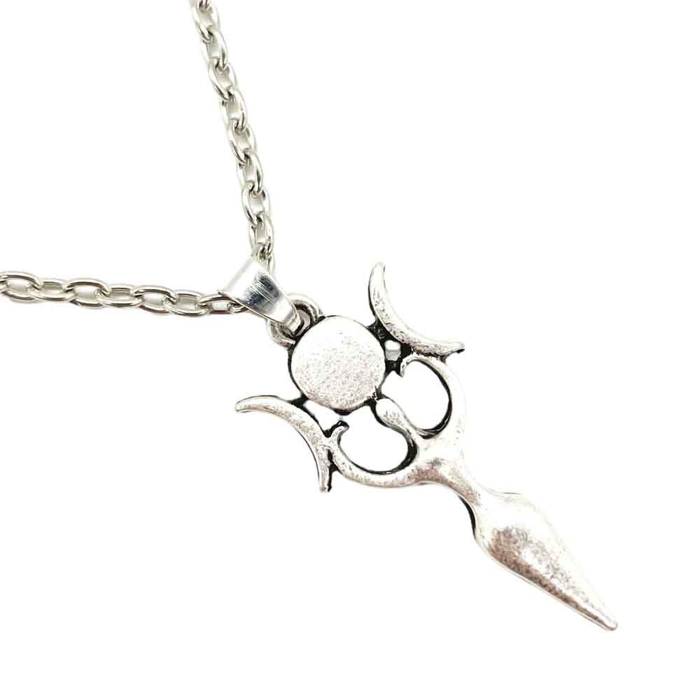 Wicca Triple Moon Goddess Pendant Wiccan Jewlery Accessories For Women Necklace Suppliers