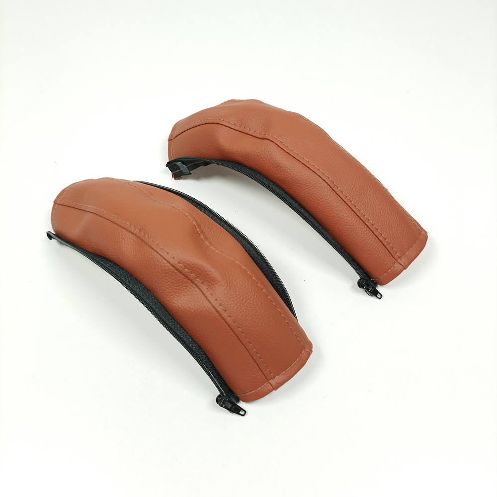 Lederen Cover Voor Cybex Priam 2/3/4 Mios 2/3 Kinderwagen Push Handvat Moeder Leuning Beschermhoes Baby buggy Vervangen Accessoires: Donker Kaki