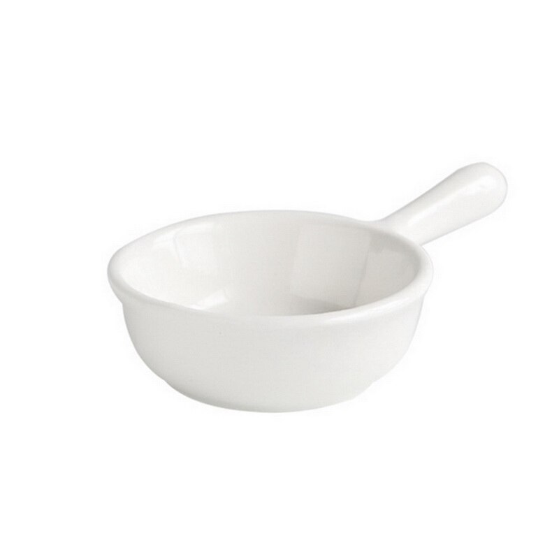 Nordic Ceramic Salad Bowl With Handle Breakfast Cereal Fruit Bowl Solid Color Dessert Soup Noodle Bowl Microwave Oven Special: Yellow
