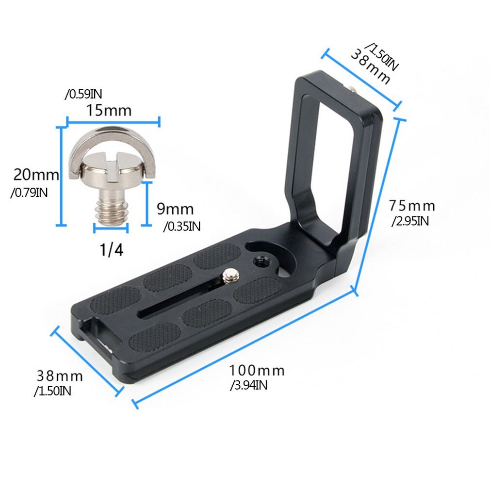 dauerhaft Verwenden Universal- MPU-105 schnell Freisetzung L Platte Halterung für Kanon für Nikon D800 D700 D7000 D5100 D3100 D90 DSLR kamera