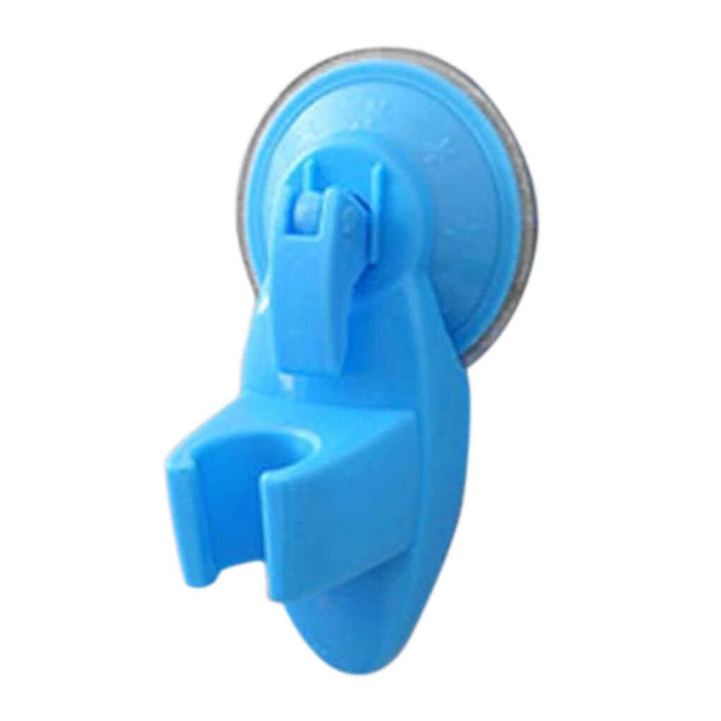 Bathroom Strong Attachable Shower Head Holder Movable Bracket Powerful Suction Shower Seat Chuck Holder: 2