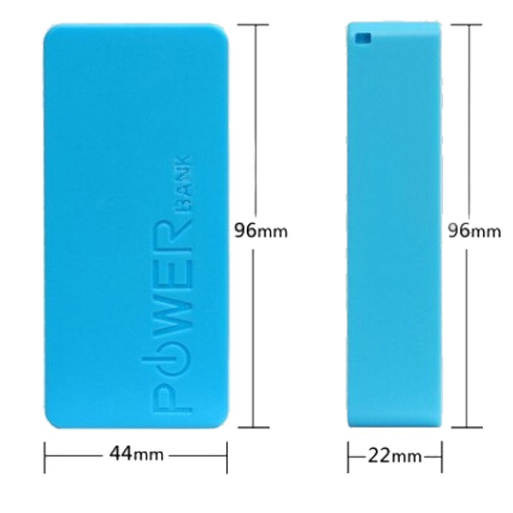 5600mAh 2X 18650 USB Battery Charger Case For iPhone Sumsang Portable DIY Power Bank Case Box 1