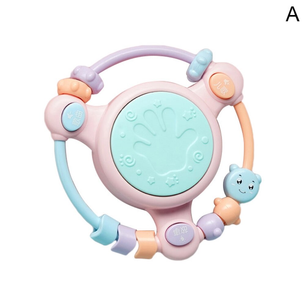 Sonajero manual para niños de 0 a 12 meses con música china: A