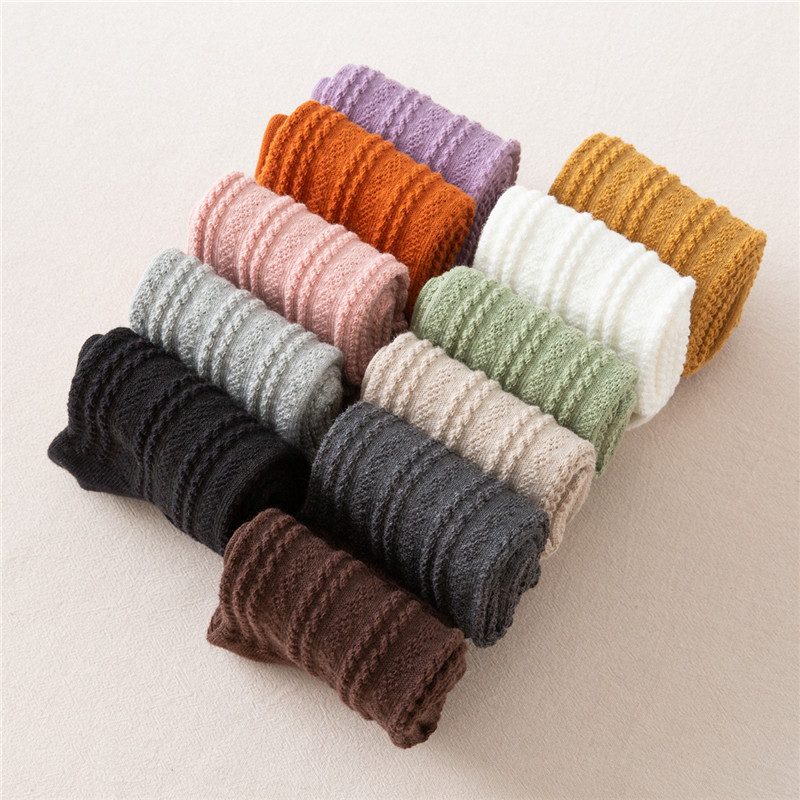 Frilly Ruffle Socks Japanese Style Kawaii Cute Cotton Woman Socks Harajuku Retro Casual Solid Color White Black Beige Crew Socks