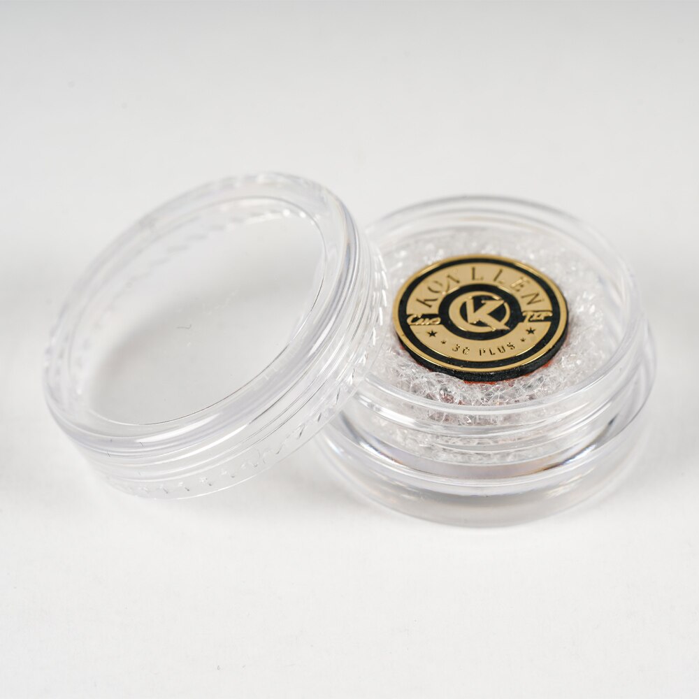 KONLLEN 3C PLUS PRO-Tip 3 cojín Carom Cue Tip puntas para tacos de billar 14mm taco de billar carom Punta billar Accesorios: Default Title