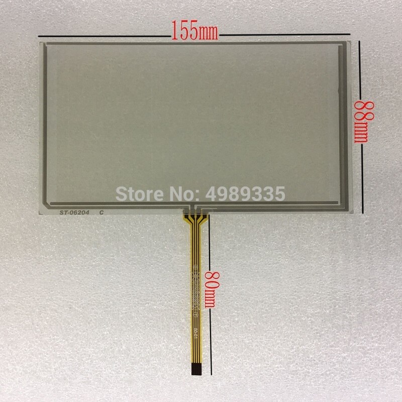 6.2" resistance touch panel Intermediate position cable ST06204 155mm*88mm