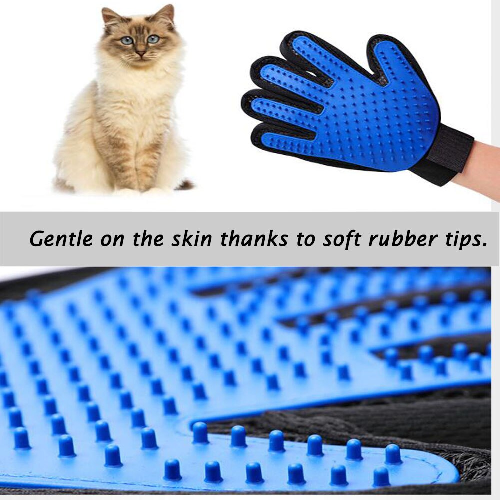 Pet Dog Cat Grooming Brush Glove Pet Hair Deshedding Comb Brush Kitten Puppy Massage Washing Brush Glove for Animal Cat Dog