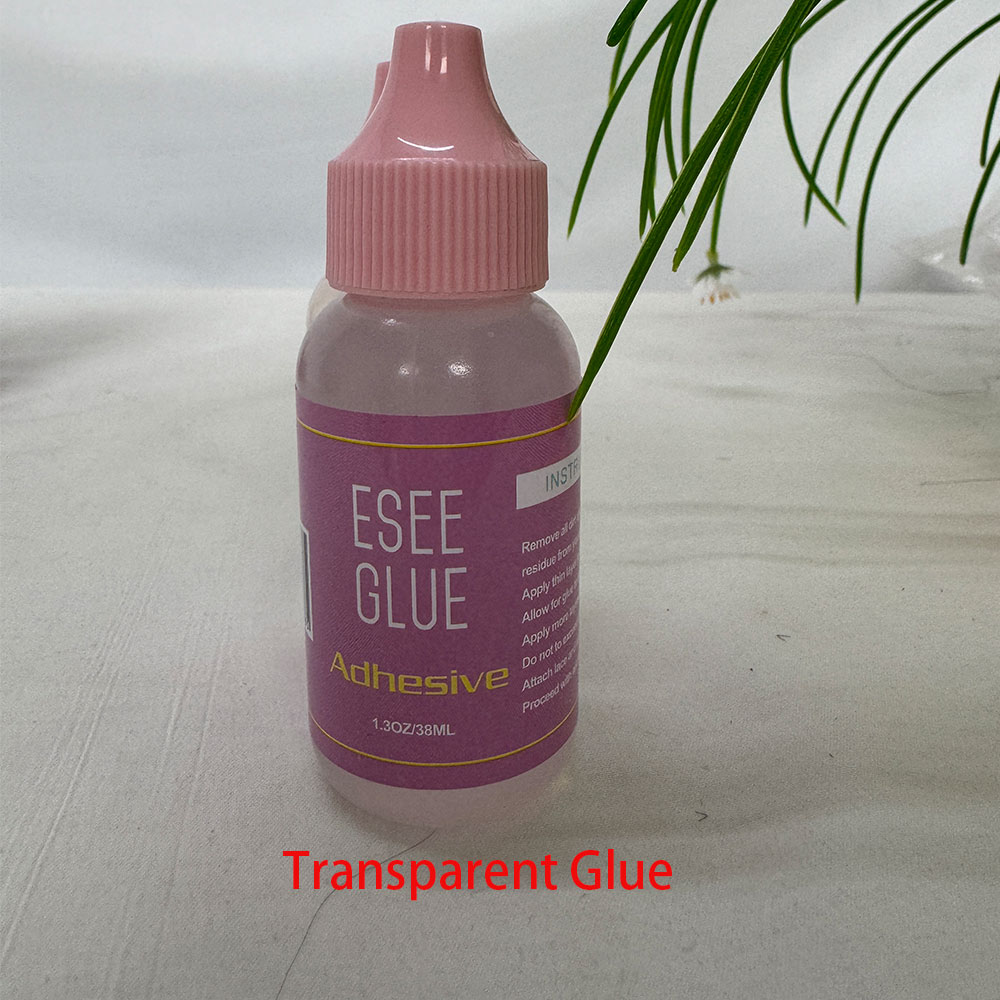 Esee1.3oz colle à dentelle pour perruques colle à cheveux Super tenue imperméable pour tissage colle de liaison de cheveux Invisible tenue extrême pour les systèmes capillaires: WHITE
