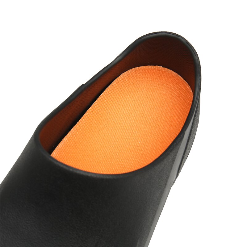 Zapatos antideslizantes para Chef de cocina, calzado de trabajo plano informal, impermeable, a prueba de aceite, resistentes, zuecos de cocina para Hotel, talla grande 39-48