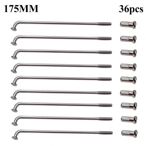 36 stk 60-305mm 12g elcykel e-cykel hjul dæk stål eger cykel dele: 175mm