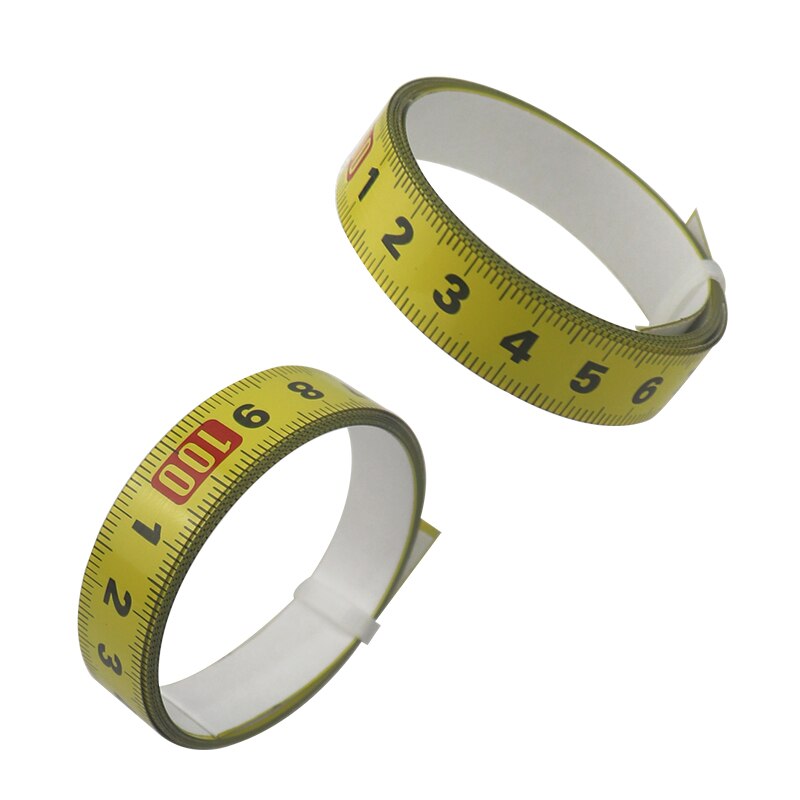 Miter Track Tape Measure Self-Adhesive Measuring Tape Steel Ruler Durable Wear-Resistan T-track Router Table Measuring Tools