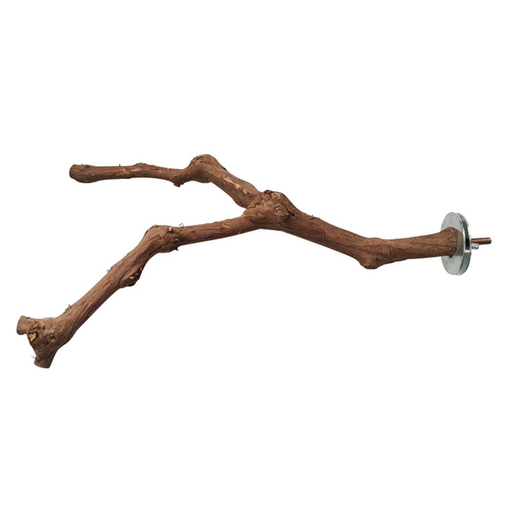 neue Arrivials 1Pc Haustier Papagei Trauben Holz Gabel Baum Zweig Stehen Gestell Spielzeug Hamster Zweig Sitzstangen Für Vogel käFeige: Gabel