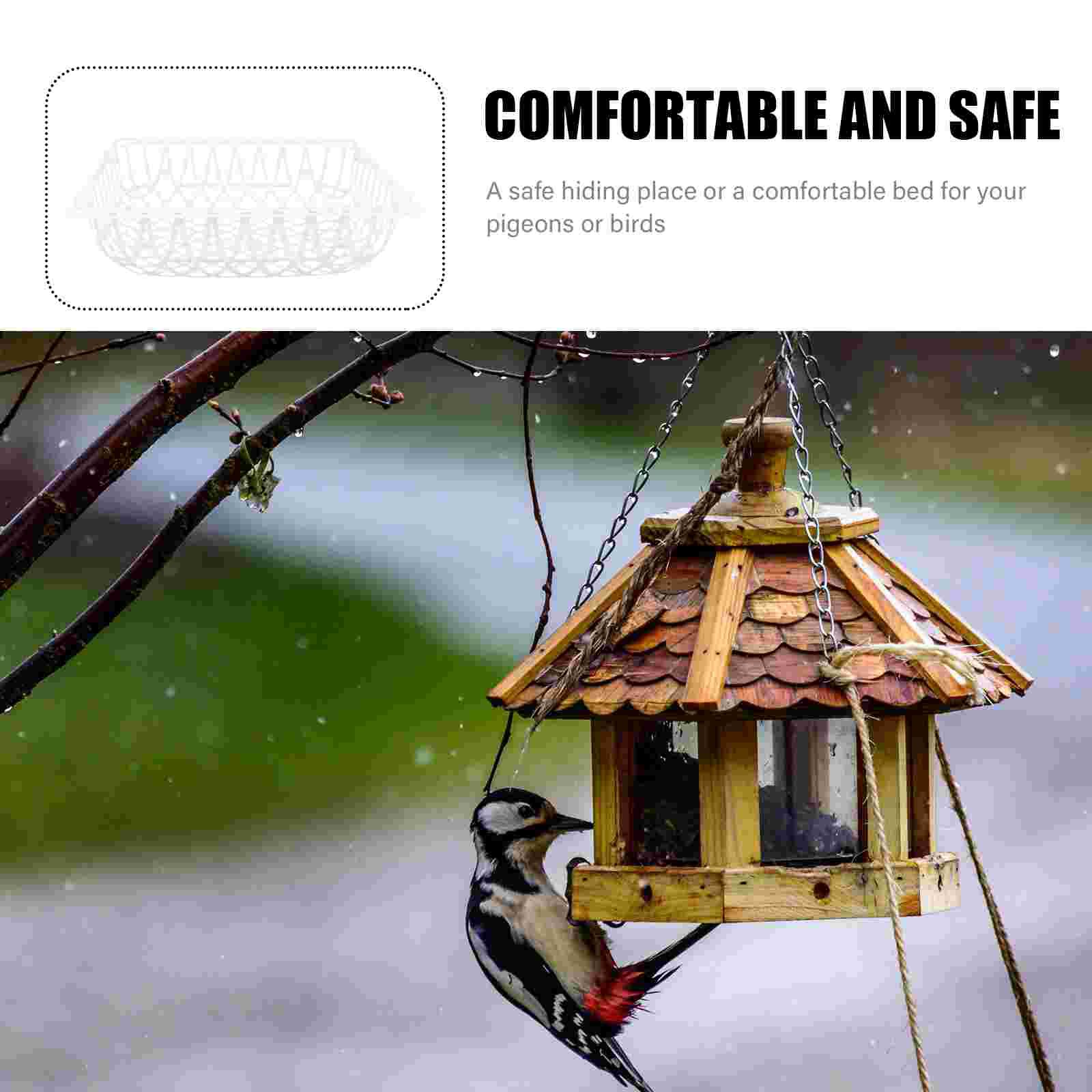 5 Sets Plastic Duif Nesten Duif Voeden Netten Duiven Fokken Nesten Met Matten