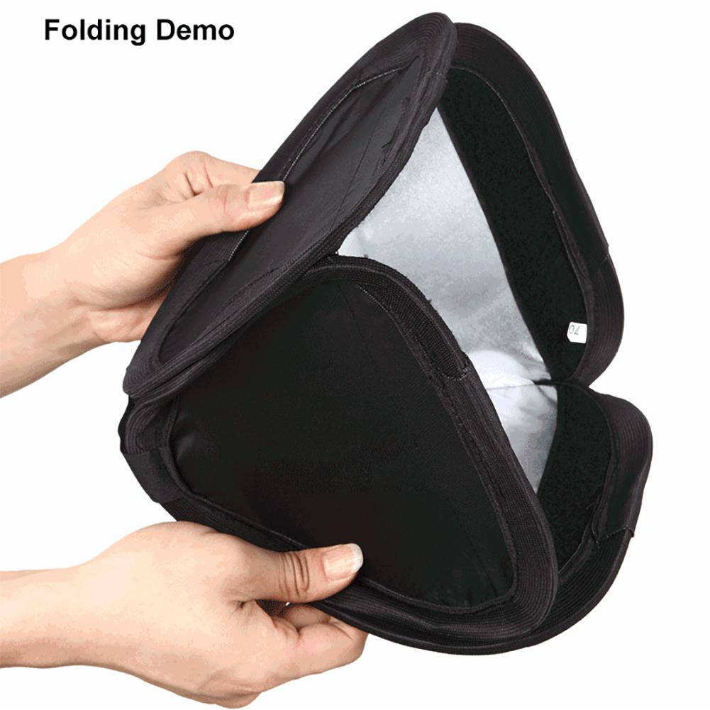 Universale veloce Diffusore Macchina Fotografica Pieghevole morbido scatola Caso Della Copertura per Speedlite è Pieghevole Ammorbidire La Luce e Rimuovere Le Ombre