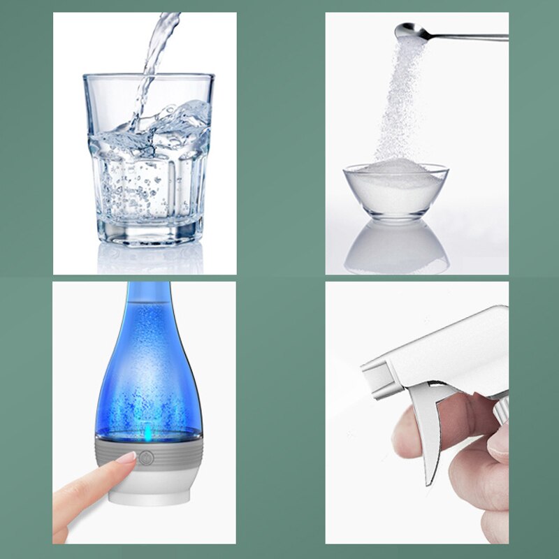 500ML Hypochlorsäure Desinfektion Wasser Herstellung Generator Tragbare Reinigung Desinfektion Werkzeug