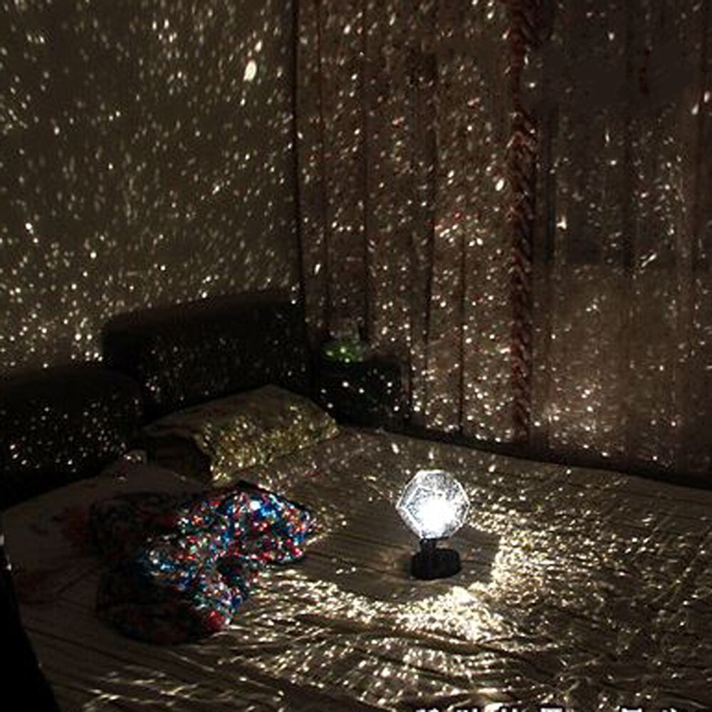Småbørn børn legetøj diy led star projektor lampe legetøj led star master nattelys himmel projektion kosmos nat lampe jul