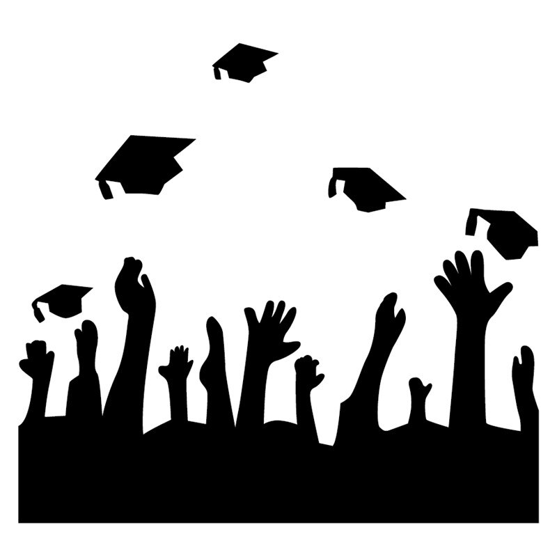 Taartdecoratie 6 inch, vier afstuderen, 3d uitstekers, hoed, trechter, pet, fondant, plastic uitsteker, taartvorm, gereedschap, fondant, doe-het-zelf