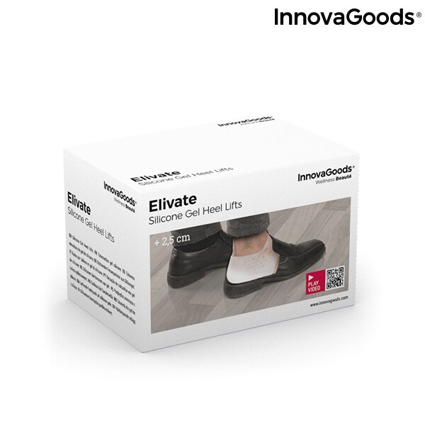 Silicone Gel Heel Lift Insoles Elivate InnovaGoods
