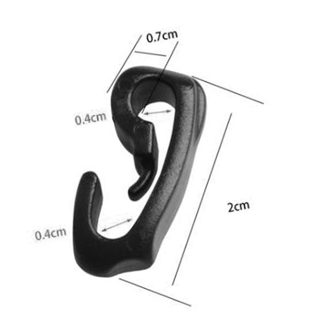 Bunge Stretch Cord Snap Hook Tarp Tie Down Loop Hook For Fishing Mountaineering Camping Tent Hiking Travel