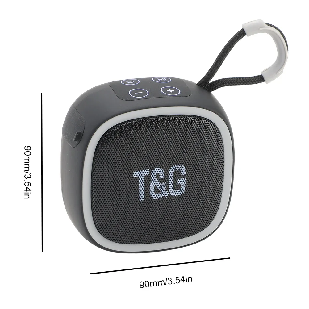 Bluetooth-høyttaler utendørs trådløs subwoofer mini bærbar liten lyd bærbar kort lyd  tg659