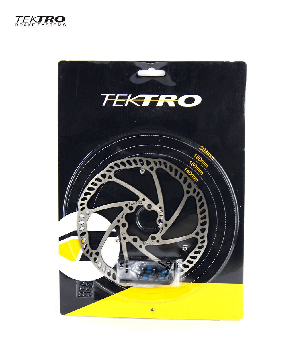 TEKTRO – disque de frein hydraulique pour vélo de route et vtt pliable, 160/180/203mm: 1pcsTR-160-19